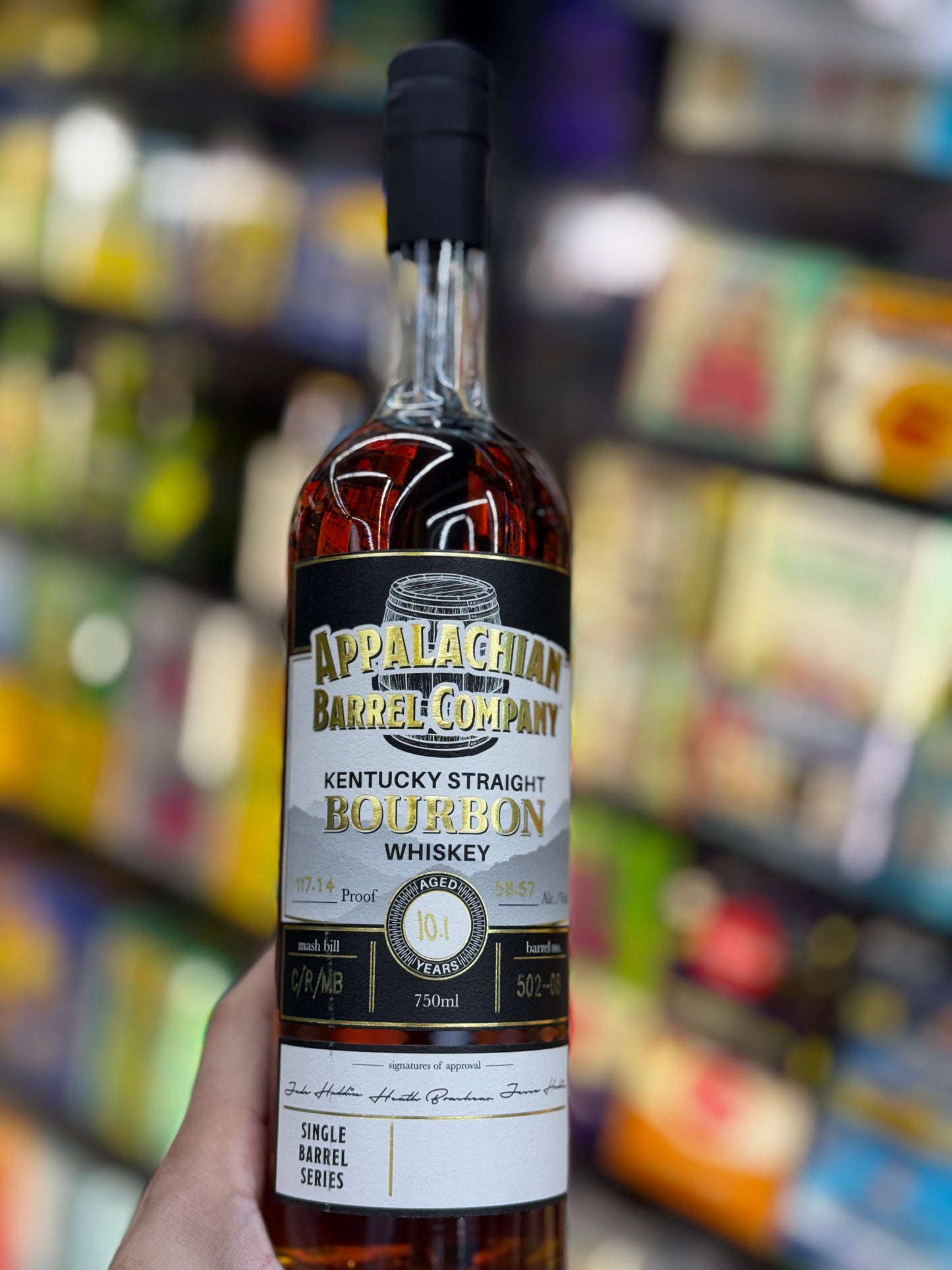Appalachian Barrel Company 10 year bourbon buffalo trace mashbill | Tallac Liquors x 916 store pick