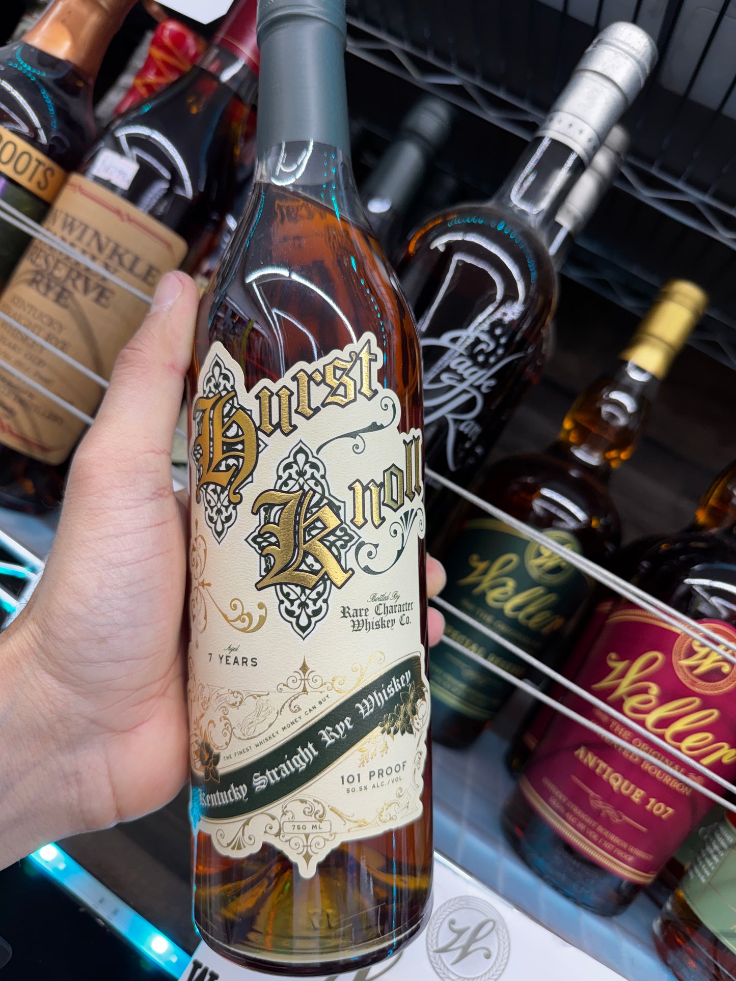 Rare Character Whiskey Hurst Knoll Kentucky Straight Rye (750mL)