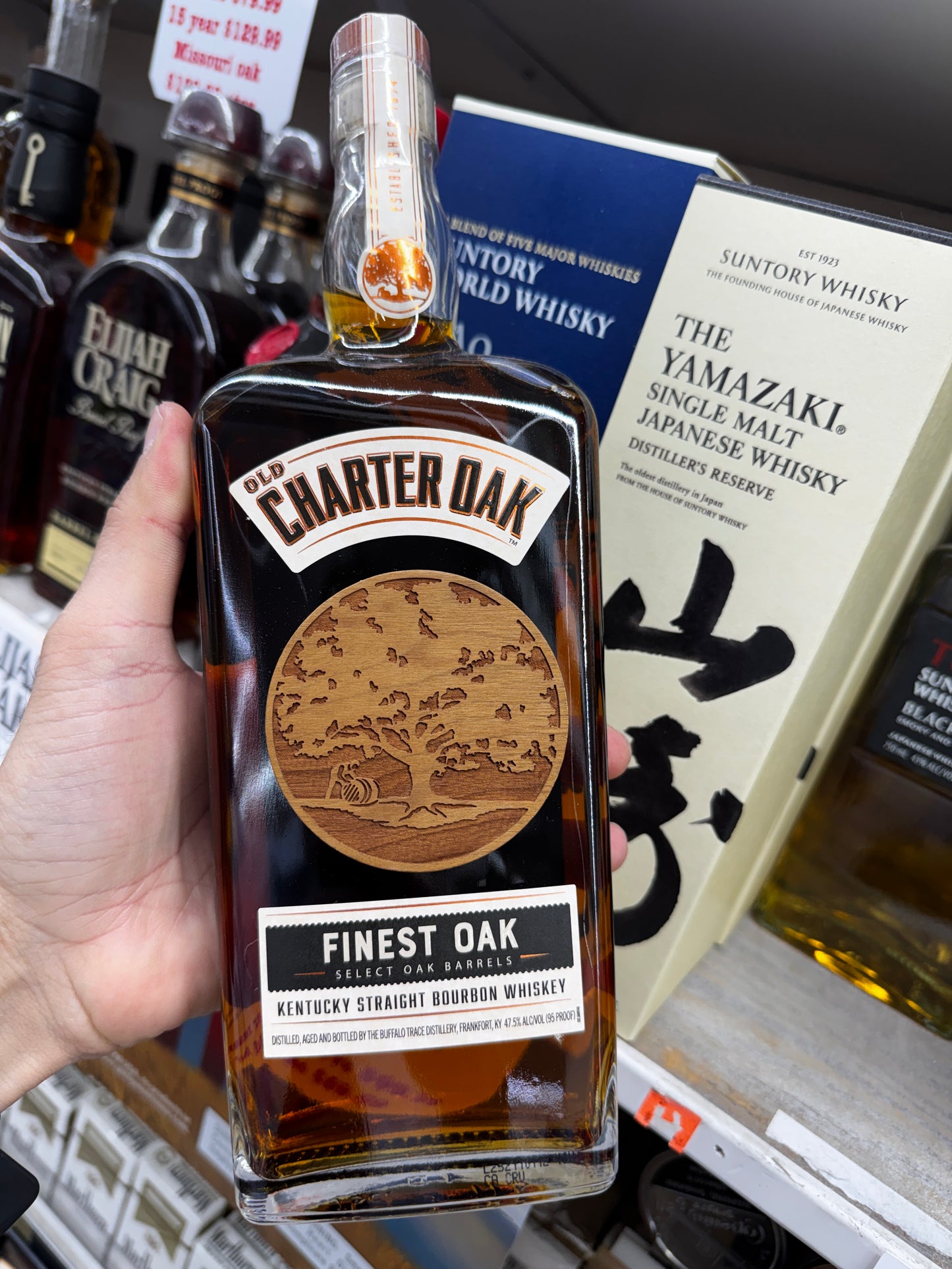 OLD CHARTER OAK 'FINEST OAK' BOURBON