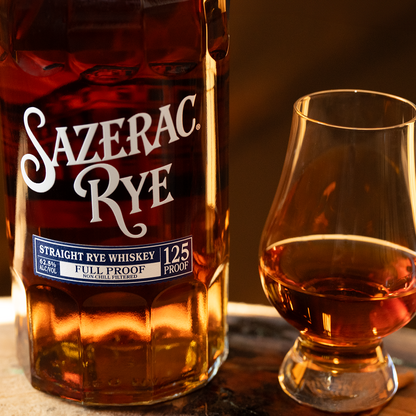 Sazerac straight rye whiskey full proof (125proof)