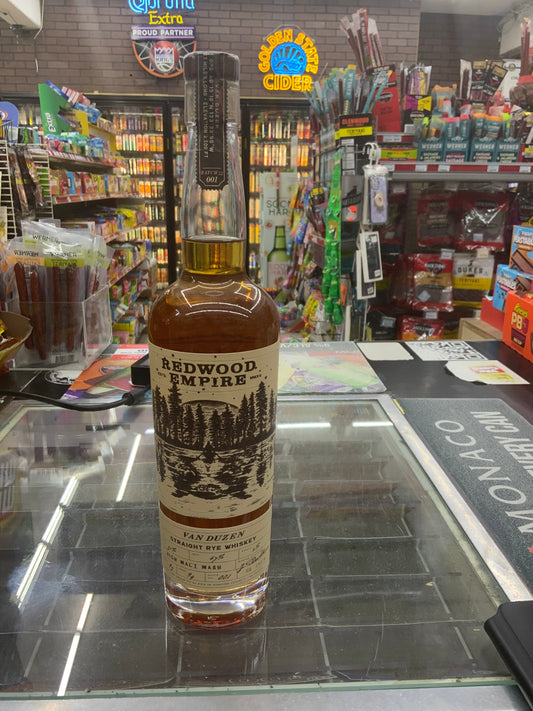 Redwood Empire Van Duzen Straight Rye Whiskey 750mL