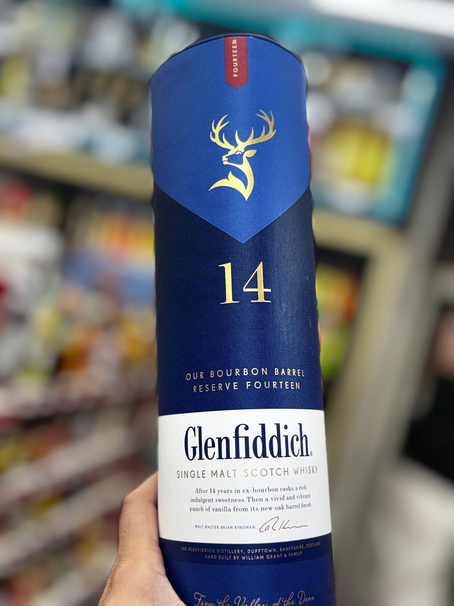 Glenfiddich Scotch Single Malt Bourbon Barrel Reserve 14yr 750ml
