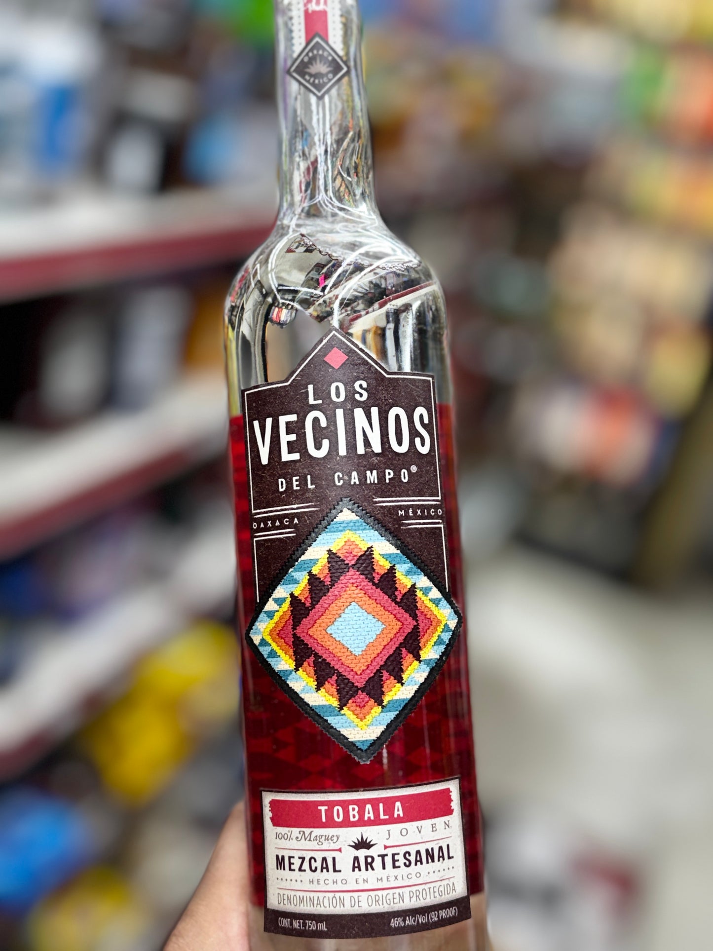 Los Vecinos del Campo Mezcal Tobala 750ml