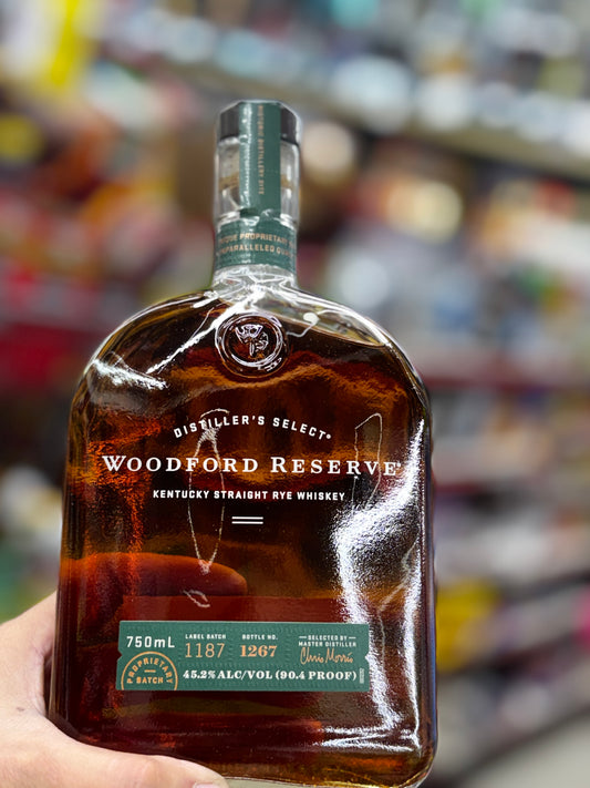 Woodford Reserve Whiskey Straight Rye Kentucky 750ml