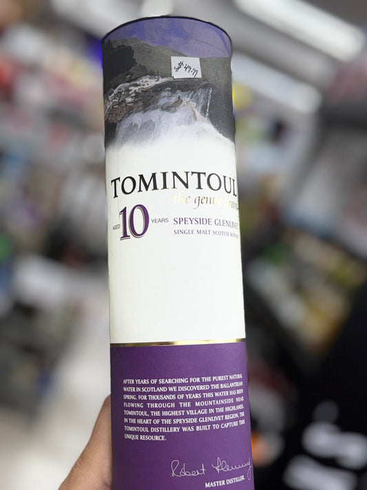 Tomintoul 10 Year Old Single Malt Scotch Whisky